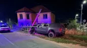 /FOTO/ Mașină a Armatei Naționale, implicată într-un accident la Otaci: Șoferul era beat criță