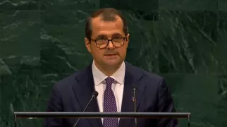 Vasile Tofan, la tribuna ONU: Moldova denunță încălcările spațiului aerian, cere retragerea trupelor ruse și pledează pentru pace