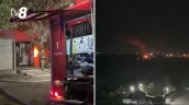 /VIDEO/ Explozie puternică și flăcări la Ciorescu: Primele informații oferite de autorități