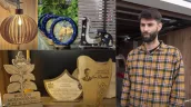 /VIDEO/ Un moldovean a creat suvenire care au ajuns la Casa Albă și Parlamentul European: Marcel Lazarev transformă lemnul în artă