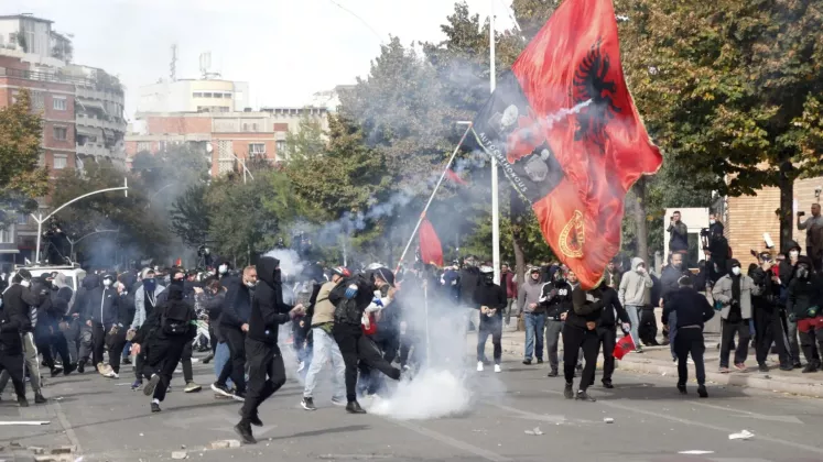 proteste albania