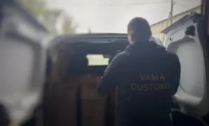 /ФОТО/ На юге Молдовы обнаружили контрабанду в 70 тысяч сигарет: водитель не смог объяснить происхождение товара