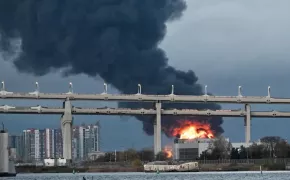 /ВИДЕО/ Украинские дроны ударили по Санкт-Петербургу: повреждены дата-центр, склад и нефтяной терминал