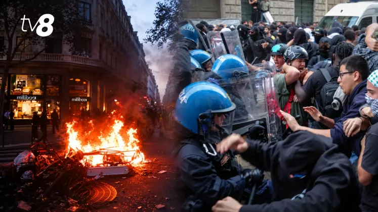 proteste franța italia