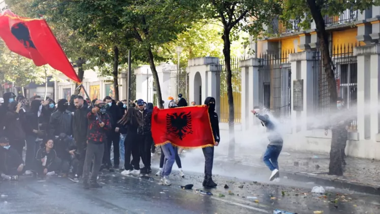 protest albania