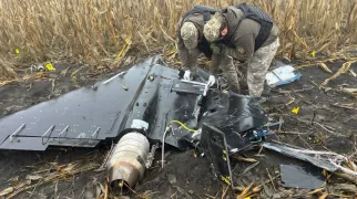 Разбившийся в Теленештском районе беспилотник оказался дроном "Герань-4": боевую часть подорвали