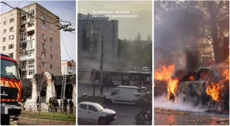 /ВИДЕО/ Трагический день для Украины: как минимум 20 погибших от ударов в Днепре, Кременчуге, Чернигове и Запорожье 