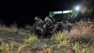 Accident grav la Ștefan Vodă: Tatăl și fiul său au murit după ce s-au răsturnat cu tractorul