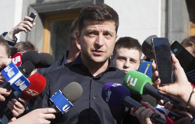 Президент Украины Владимир Зеленский
© AP Photo/Oleksii Chumachenko