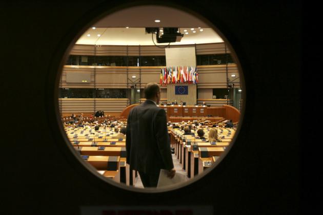 Штаб-квартира парламента ЕС в Брюсселе.
Первый случай заболевания коронавирусом в европейском политическом учреждении зафиксировали 4 марта. Фото: euobserver