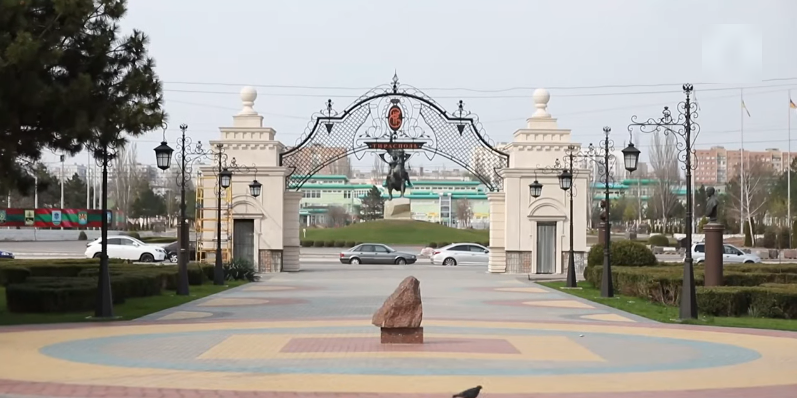 Центральная площадь Тирасполя. Screenshot: tv.pgtrk