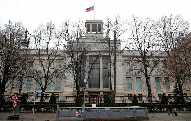 Здание посольства РФ в Берлине
Фото: EPA/Vostock-photo