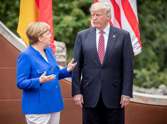 Cannes, FRANCE  - World Leaders are seen at the G7 Taormina summit on the island of Sicily in Taormina, Italy. Leaders of the G7 group of nations, which includes the Unted States, Canada, Japan, the United Kingdom, Germany, France and Italy, as well as th