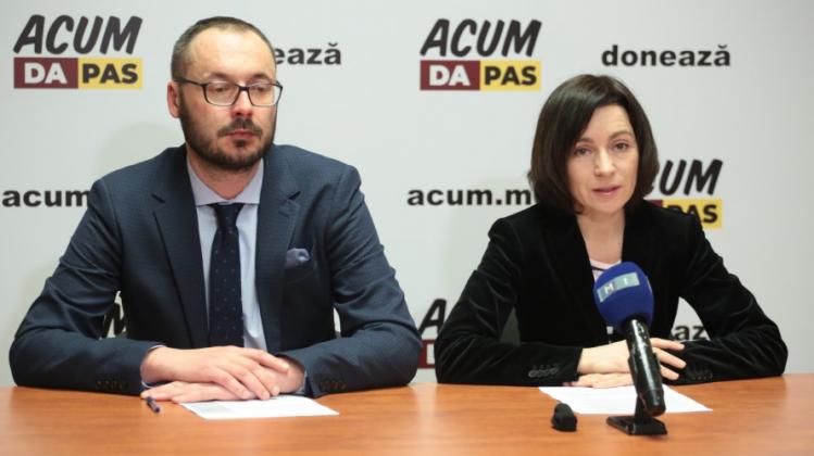 Foto: Sergiu Litvinenco, Maia Sandu; Sursa: Privesc