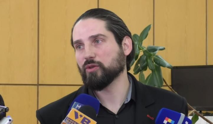 Foto: Serghei Daradur, reprezentantul companiei Unipay