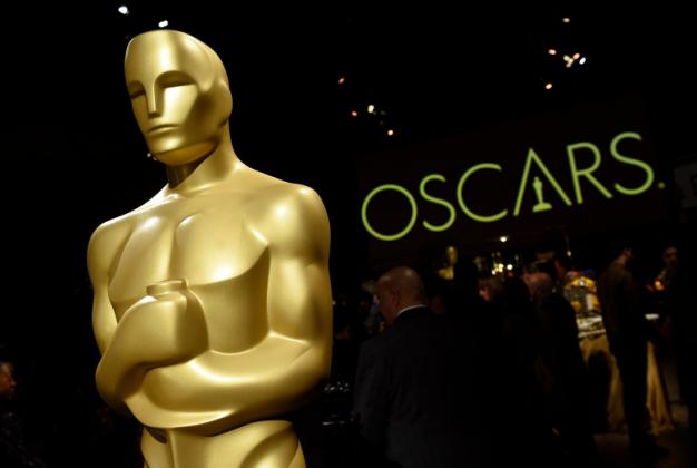 Mandatory Credit: Photo by Chris Pizzello/Invision/AP/Shutterstock (10108210s)
An Oscar statue is pictured at the press preview for the 91st Academy Awards Governors Ball, in Los Angeles. The 91st Academy Awards will be held on Sunday, Feb. 24. at the Dol