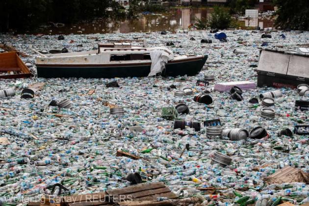 Trash is pictured following heavy rainfalls in Bad Neuenahr-Ahrweiler, Germany, July 15, 2021. REUTERS/Wolfgang Rattay