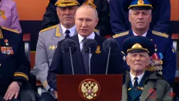 Putin în Piața Roșie: „Pentru Rusia, pentru Victorie, Ura!”. Liderul de la Kremlin a glorificat soldații din Donbas  
