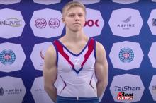Gimnastul rus care a urcat pe podium cu litera "Z" pe piept și-a aflat pedeapsa: Era lângă sportivi ucraineni