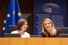 /VIDEO/ Discursul integral al Maiei Sandu în Parlamentul European: Eurodeputații au aplaudat în picioare la final