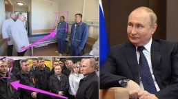 Suspiciuni că Vladimir Putin își înscenează întâlnirile cu publicul. Aceleași persoane, fotografiate în diferite roluri