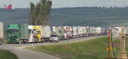 Atenție, șoferi! Circa 100 de camioane așteaptă în rând la punctul de trecere al frontierei de stat Leușeni-Albița 