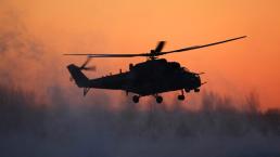 /VIDEO/ Momentul în care un elicopter rus care zbura aproape de sol a fost doborât de militarii ucraineni