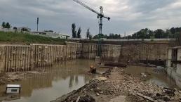 В мэрии Кишинева о затопленной стройке: разрешение выдано в соответствии в законом