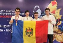 R. Moldova a obținut o medalie de bronz și o mențiune de onoare în cadrul Olimpiadei Internaționale de Informatică 