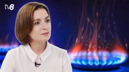 Санду: Мы до сих пор не знаем, будет ли Россия поставлять газ в Молдову с 1 октября