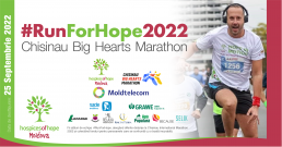 Echipa #RunForHope invită suporterii la cortul său în cadrul Chisinau Big Hearts Marathon (P)