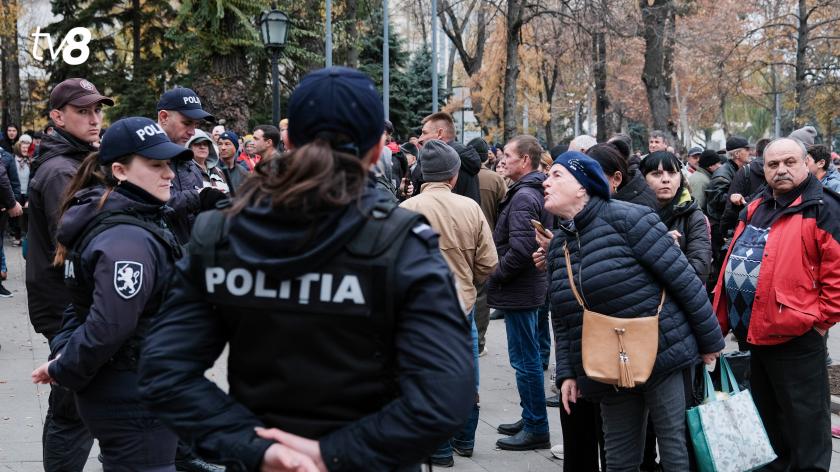 Câte persoane au participat la protestul organizat de Partidul Șor pe 28 noiembrie: Unele „instigau la dezordine”