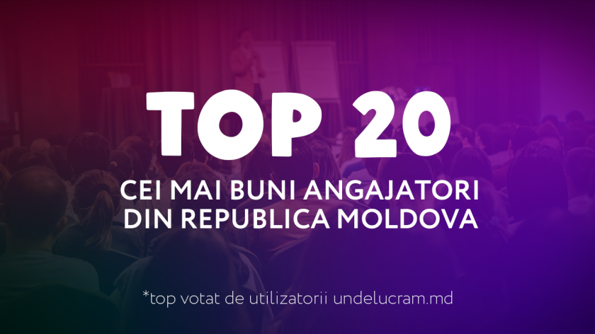 Cauți un job? Află care sunt 20 cei mai buni angajatori din Republica Moldova /P/
