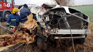 VIDEO/FOTO Grav accident în raionul Anenii Noi: Doi bărbați și o femeie au decedat pe loc