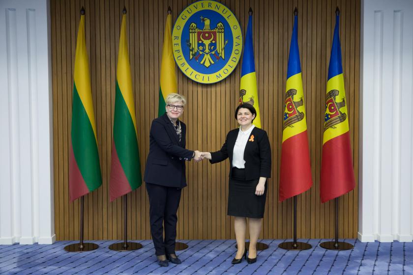 Наталья Гаврилица обсудила со своей литовской коллегой Ингридой Шимоните европейский путь развития Молдовы