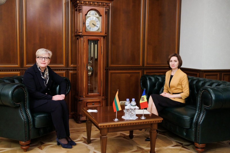 Санду встретилась с премьер-министром Литвы. Что они обсуждали?