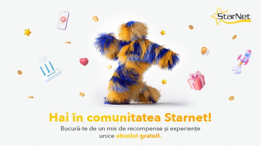 StarNet a lansat în premieră “Comunitatea StarNet”: Clienții primesc gratuit beneficii /P/