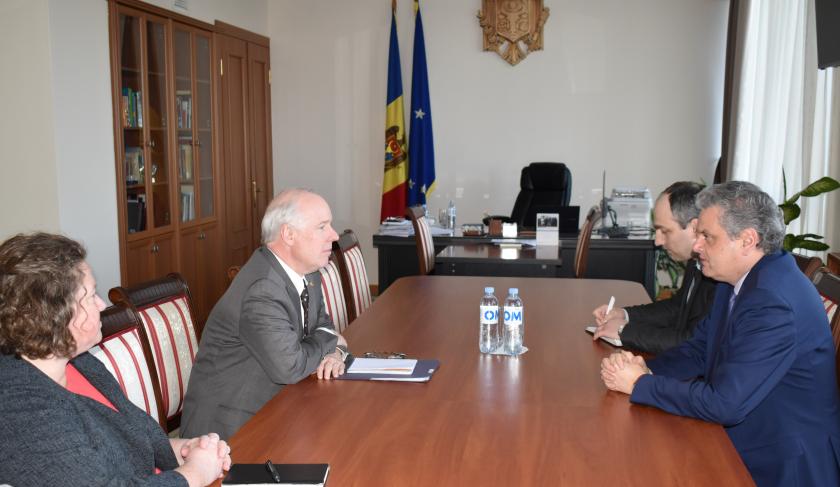 Vicepremierul pentru Reintegrare s-a întâlnit cu ambasadorul SUA la Chișinău: Ce au discutat
