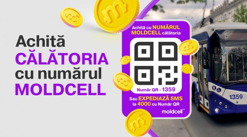 Moldcell contribuie la diversificarea și digitalizarea modalităților de plată în transportul public din Chișinău /P/