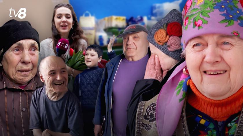Bucuria de a dărui: Lacrimi și emoții de fericire în casele eroilor campaniei „Bătrânii noștri”