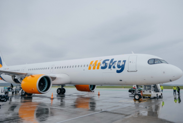 HiSky alocă unul din avioanele sale noi-nouțe pe Aeroportul Chișinău, pentru operarea rutelor comerciale /P/