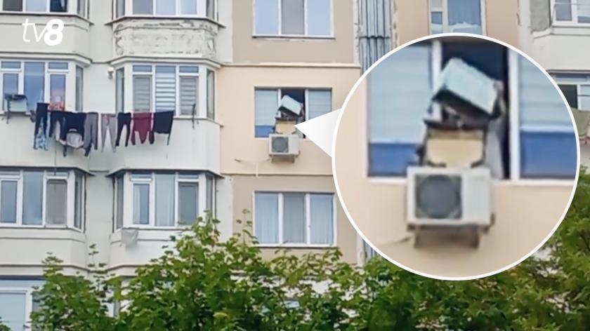 /VIDEO/ Ingeniozitate fără limite. Un locuitor al Capitalei și-a instalat un stup de albine la balcon