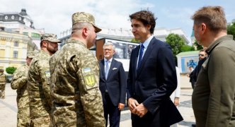 Премьер-министр Канады Трюдо прибыл в Киев с необъявленным визитом 