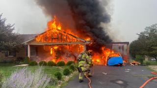 Tragedie la Călărași: Un bărbat a ars de viu în propria casă. Pompierii au reușit să stingă flăcările abia peste două ore