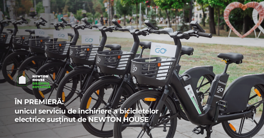 /VIDEO/ Newton House Grădina Botanică susține primul serviciu de închiriere a bicicletelor electrice din Moldova /P/