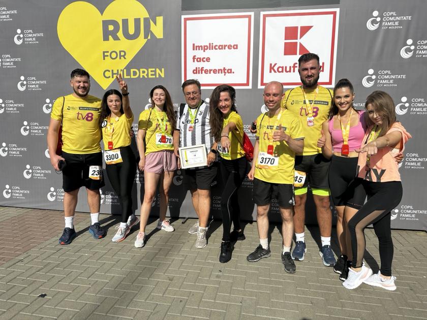 /VIDEO/ Chisinau Big Hearts Marathon 2023: Echipa TV8 a alergat pentru o cauză nobilă, după pregătiri intense

