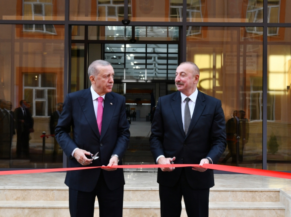 Алиев и Эрдоган запустили Нахчыванский промышленный военный комплекс