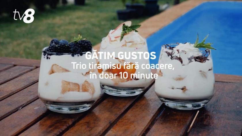 /VIDEO/ Rețetă de Trio Tiramisu: Cum să gătești un desert delicios fără coacere în doar 10 minute