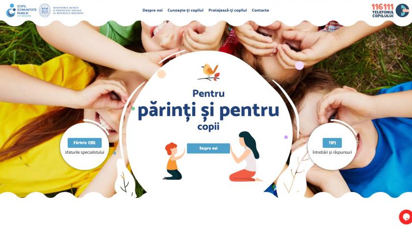 O platformă digitală despre parenting, lansată la Chișinău. Oferă resurse utile pentru cei implicați în creșterea copiilor