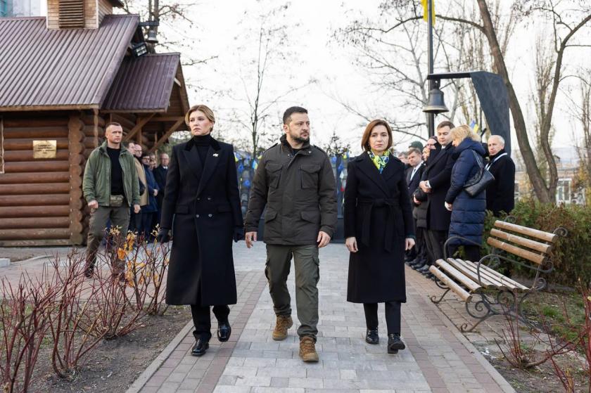 Совместные шаги в ЕС. Майя Санду приехалa в Киев с необъявленным визитом